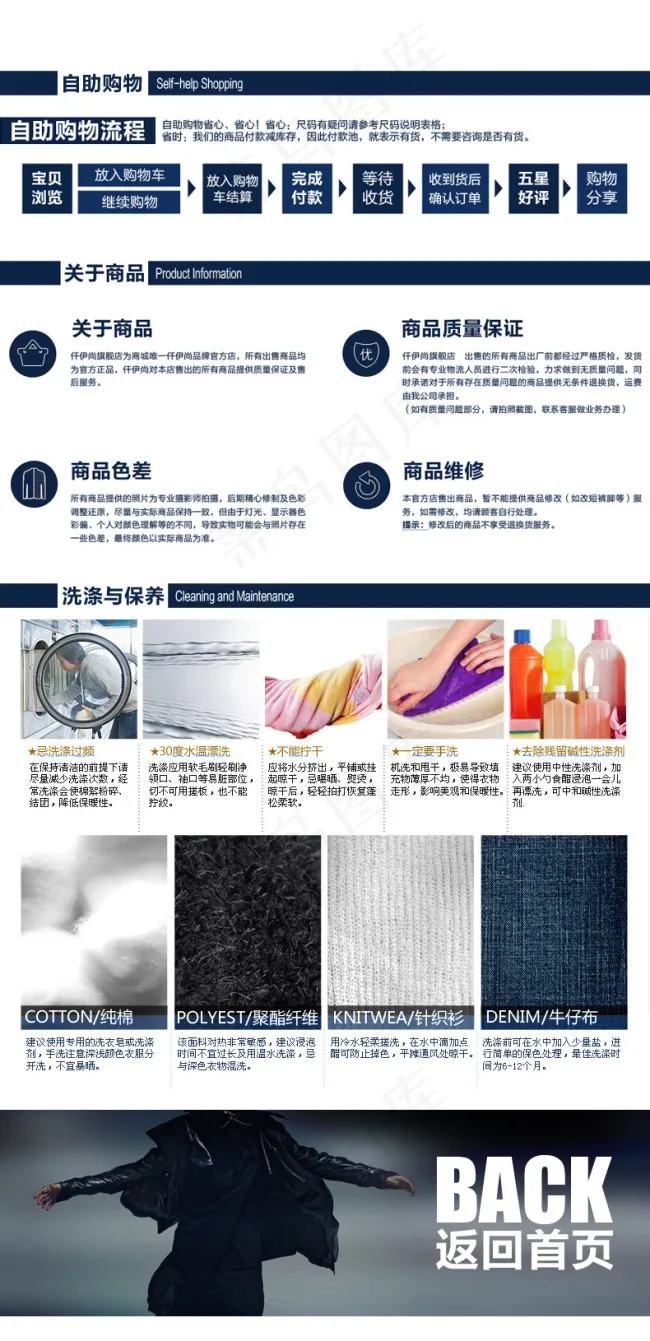 淘宝售后说明图片psd模版下载