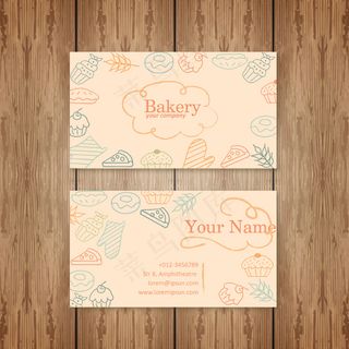 红色蓝色IT科技大气名片