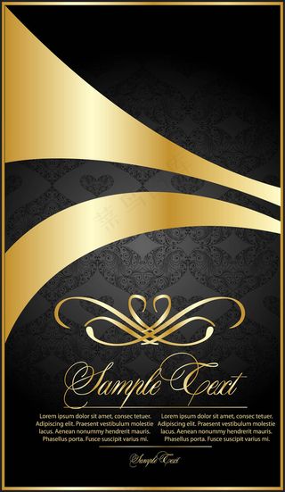 欧式经典花纹矢量图3