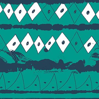 绿色花纹背景图片