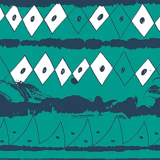 绿色花纹背景图片