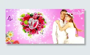 婚纱模板图片