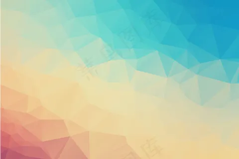 酷炫 晶格化 曲线 抽象几何体海报背景