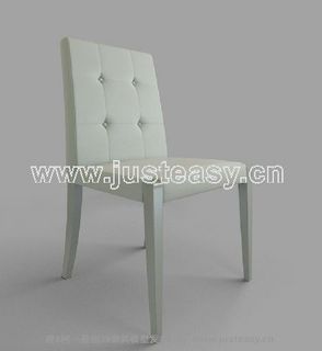 个性化的白色的奥斯曼帝国，一把椅子...