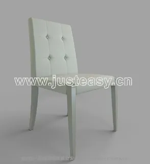 个性化的白色的奥斯曼帝国，一把椅子...