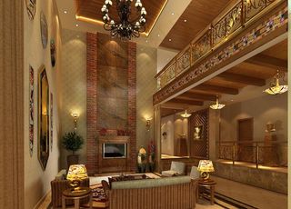 欧式客厅效果图