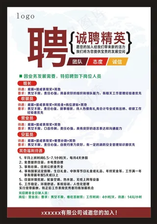 招聘海报