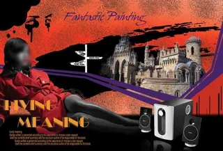 欧美风音箱海报