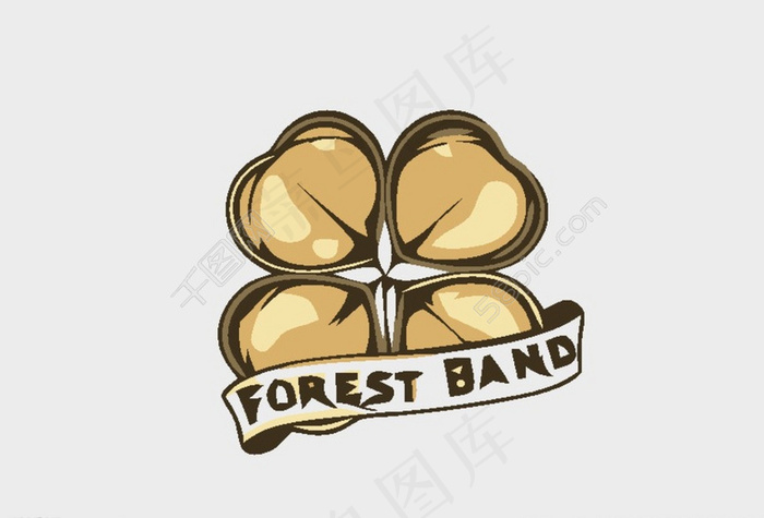 四叶草logo图片ai矢量模版下载