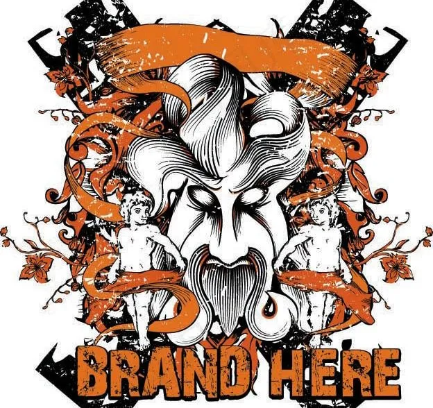 t shirt图案矢量素材图片eps,ai矢量模版下载