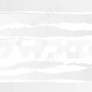 纯白色撕纸效果背景设计矢量