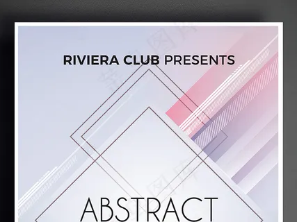 国外音乐俱乐部创意海报设计