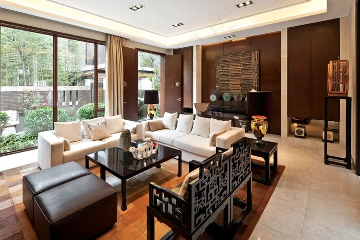 中式风格客厅效果图