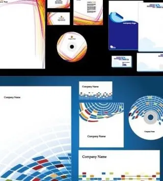 基本的企业VI模板矢量