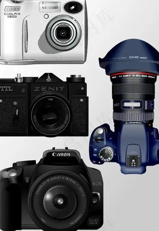 矢量数码相机图片