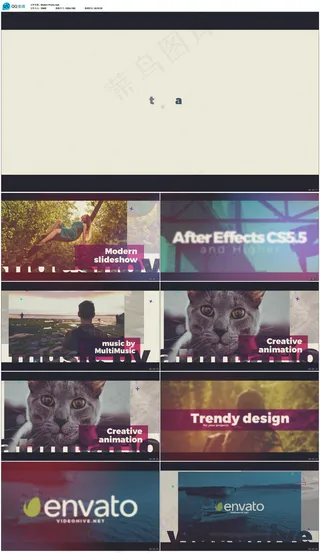 2017年现代时尚宣传片图片展示A...