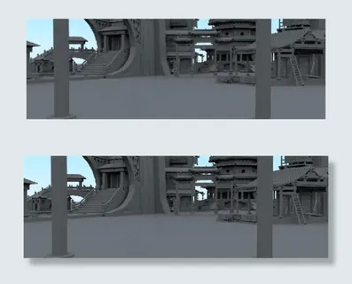 皇宫建筑游戏模型