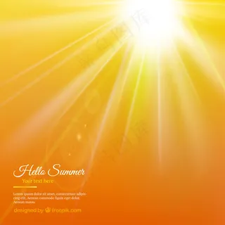 黄色背景矢量图