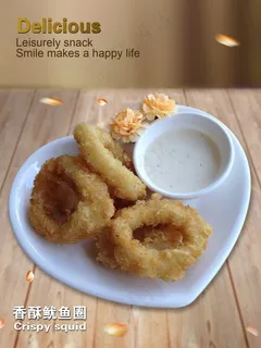 香酥鱿鱼圈 香酥鱿鱼圈