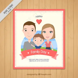 快乐家庭日卡