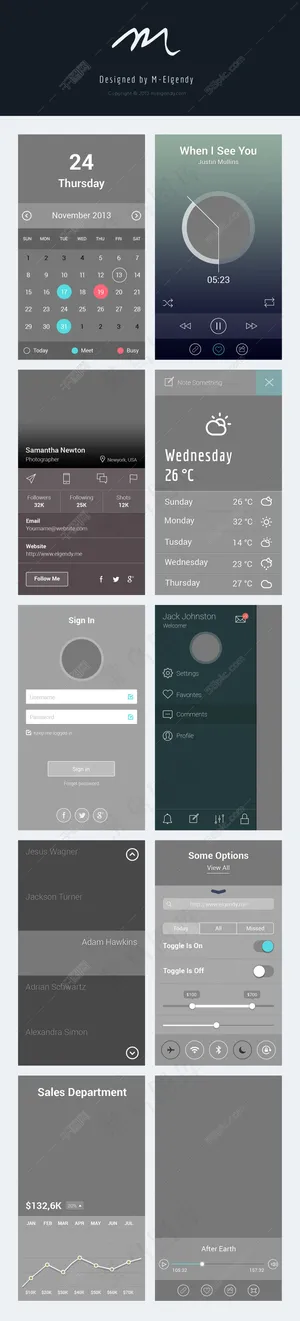 手机应用APP界面