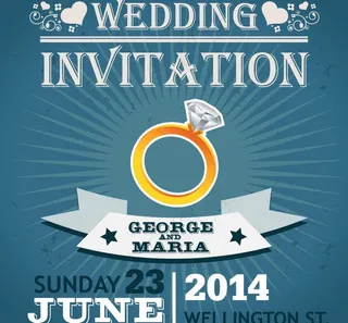 婚礼邀请卡图片