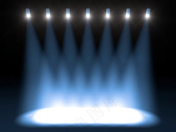 舞台聚光灯高清图片素材