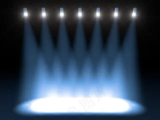 舞台聚光灯高清图片素材