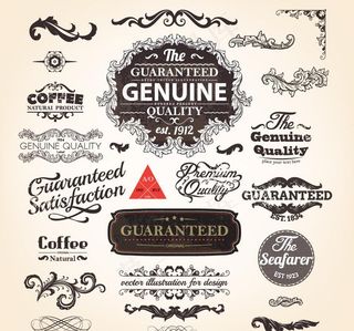 欧式花纹花边框装饰图片