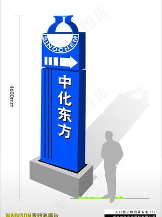 入口指示牌 厂区图片