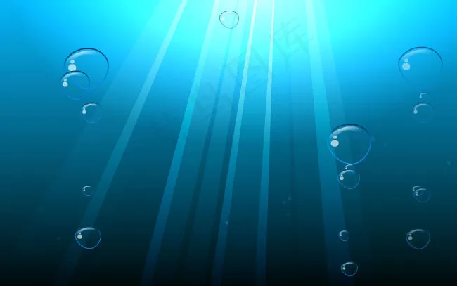 海底水泡向上浮动flash