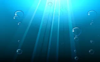 海底水泡向上浮动flash