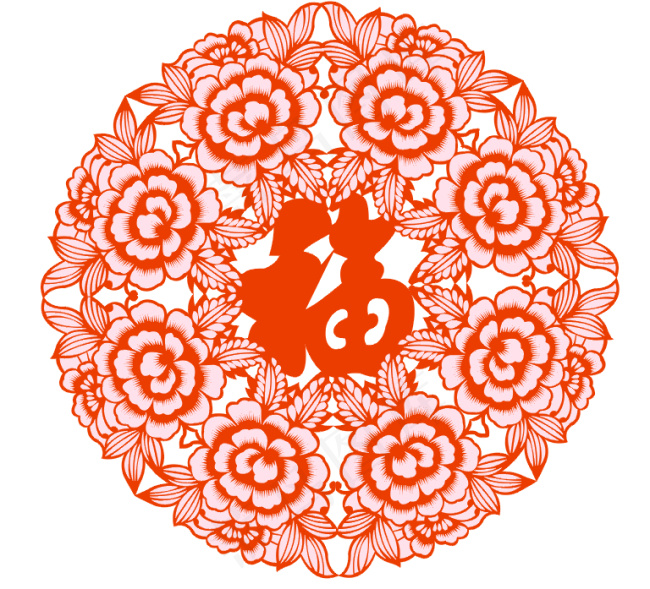 福字窗花