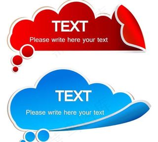 精致标贴矢量素材