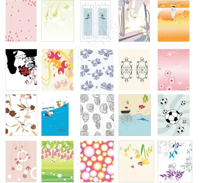 展架易拉宝模板图片ai矢量模版下载