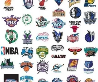 NBA篮球队矢量标志