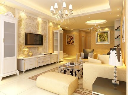 客厅3d模型免费下载,