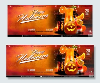 万圣节海报设计