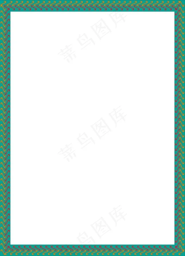绿色底纹边框psd模版下载