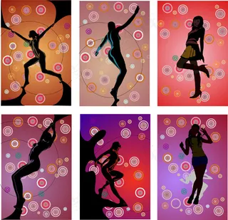 健身的女性形象