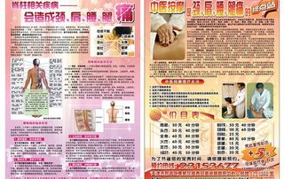 中医按摩宣传彩页图片
