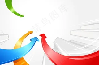 箭头背景科技矢量图