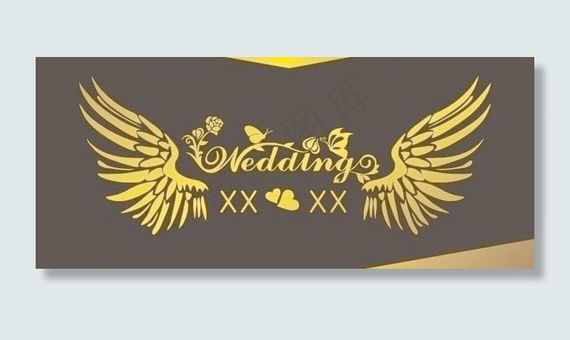 婚礼 wedding 翅膀图片
