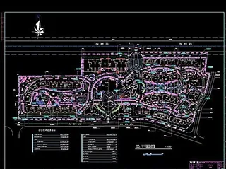 通泰花园住宅小区规划及单体设计 设...
