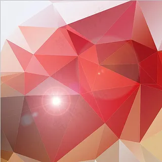 红色几何背景图片