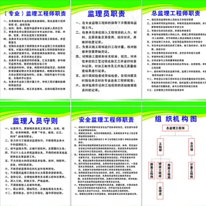 工程制度牌图片