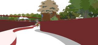 插画风 儿童公园景观设计