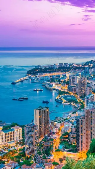 美丽的城市夜景高清摄影图片