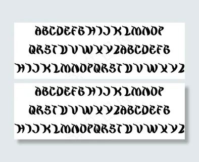 眼镜王蛇的字体