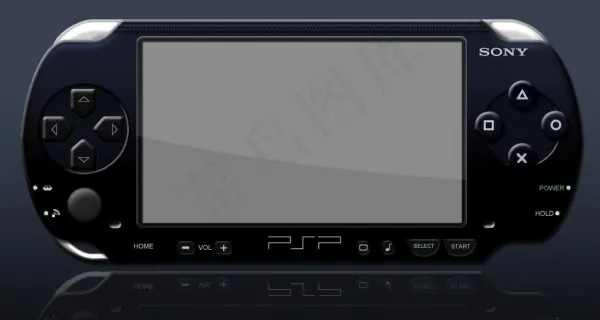 索尼PSP游戏机psd素材
